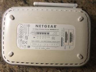 Netgear Wireless Router WGR614v6 54Mbps