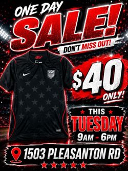 USA soccer jerseys