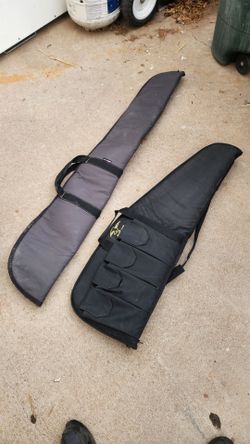 2 soft rifle carrying cases
