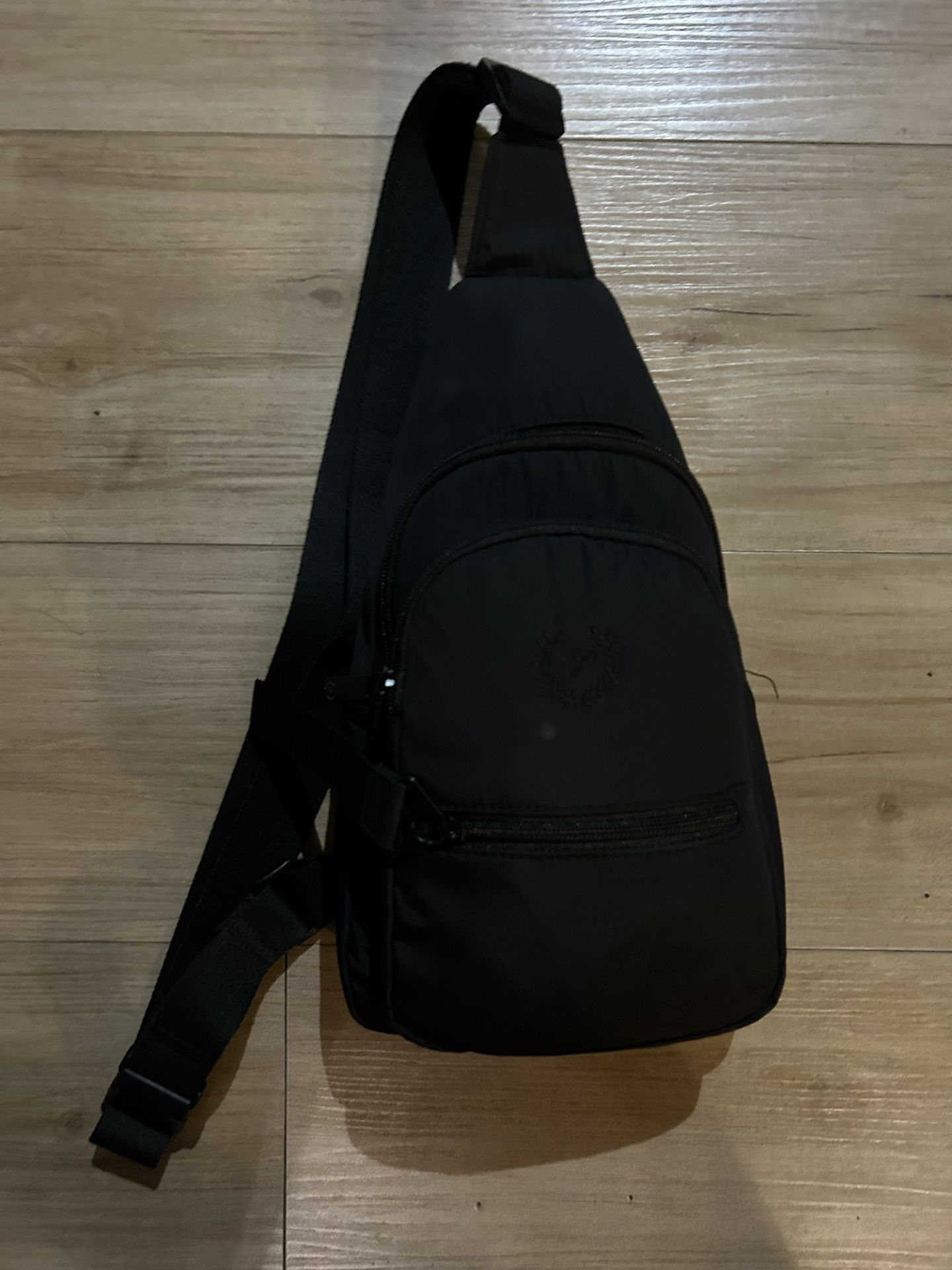 Pink Nylon Sling Backpack