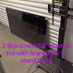 58” Tv And Stand