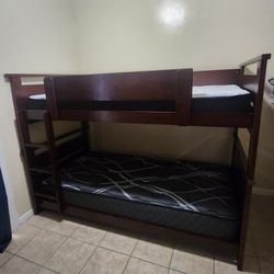 Twin Bunk Bed Frame With Mattress 