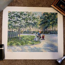 "In The Park" - un-framed by Christian Title