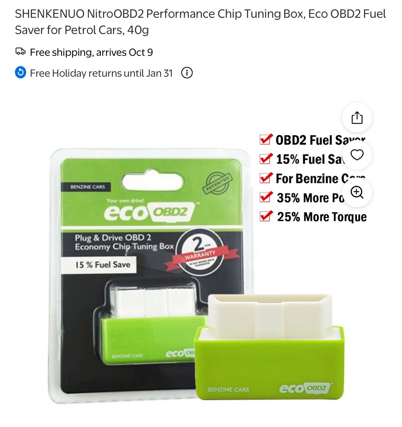 NitroOBD2 Performance Chip Tuning Box