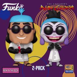 (NEW) Funko POP! Disney The Emperor’s New Groove #1032 and #1033 Kronk and Yzma (Wonderous Convention 2021 Exclusive) (VAULTED)