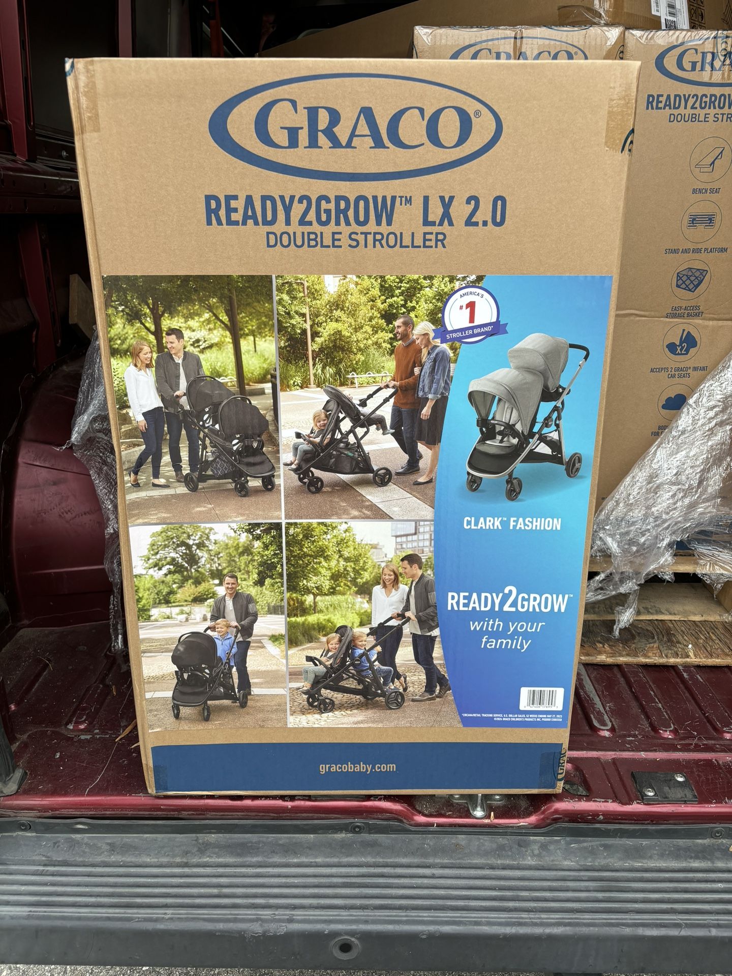 Graco Stroller Double Seat RDY2GW LX 2.0 New In Box  Free Delivery Available 