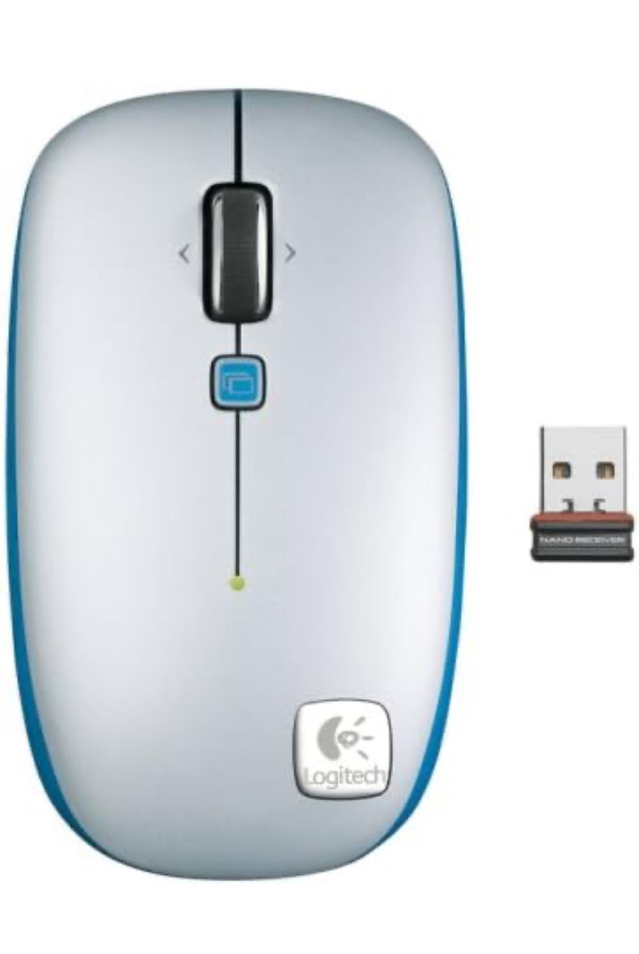 Logitech V550 Wireless Laser Wheel Mouse w/ Nano Receiver - EXCELLENT CONDIT B4