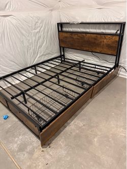Queen size bed frame