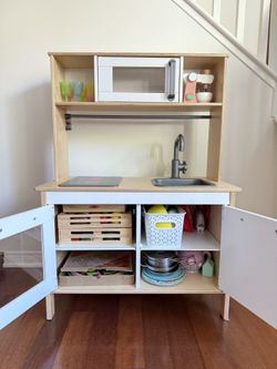 Kids Play Kitchen With Food & Accessories
