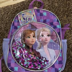Frozen Backpack And Lunch pale