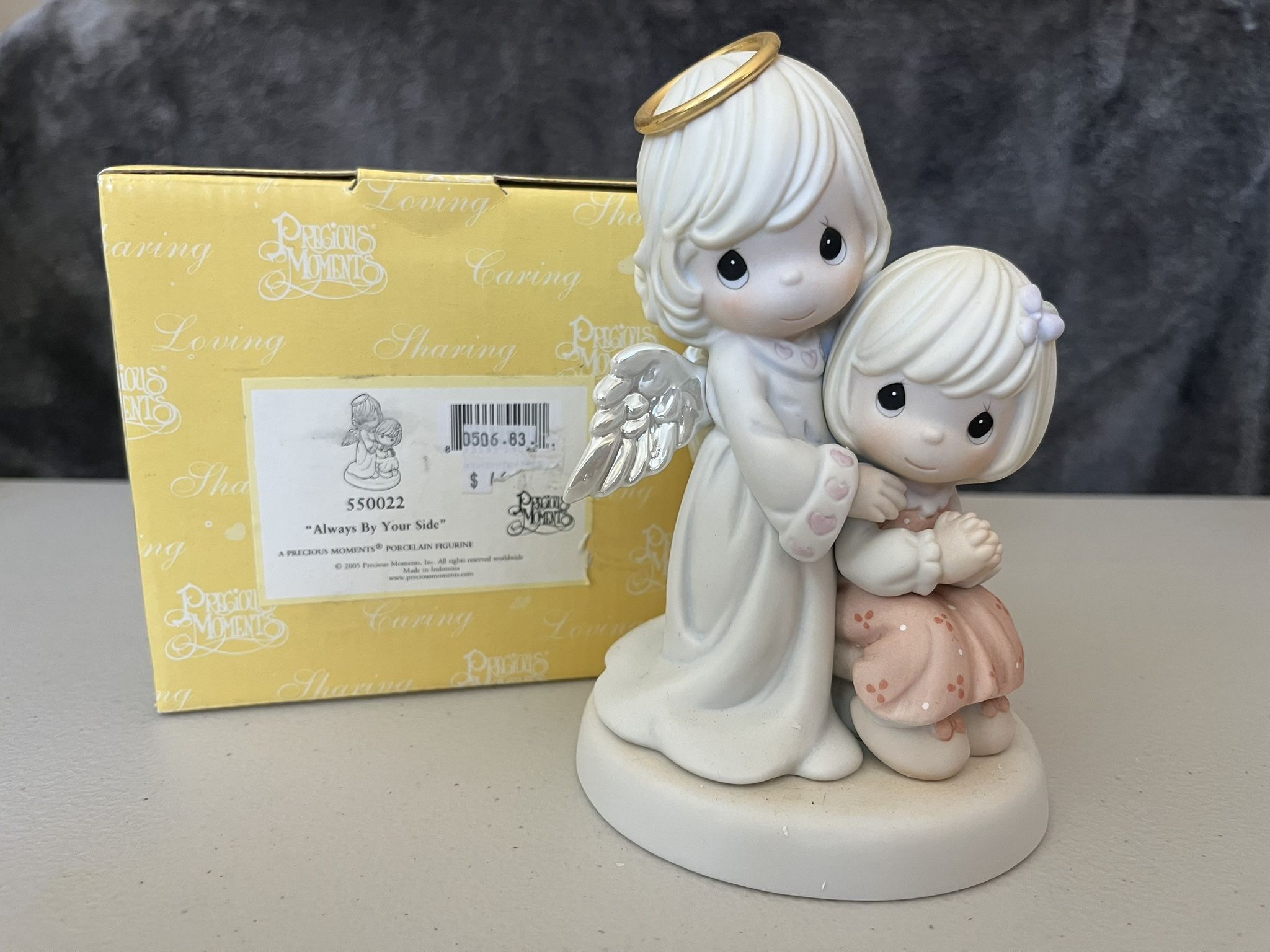 Precious Moments - Always By Your Side, Angel With Girl