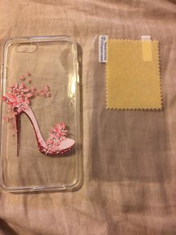 Brand new case and screen protector iPhone 6s Plus