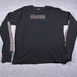 Vintage 2002 Harley-Davidson Zylstra Elgin IL Long Sleeve Graphic T-Shirt 2XL
