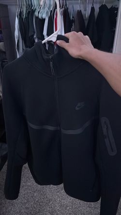 Nike Tech Fleece Full-Zip Hoodie Black