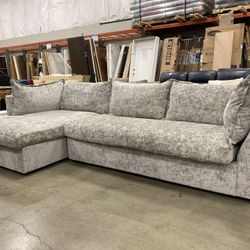 NEW! JOYBIRD Wilder Grey Sleeper Sectional
