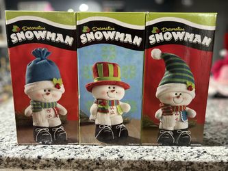 Decorative Plush Snowmen