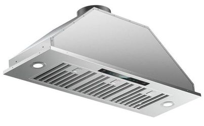 Range Hood 36 in. 600 CFM Convertible Insert Stainless 4-Speed 2 LED, Touch, Gesture, Remote