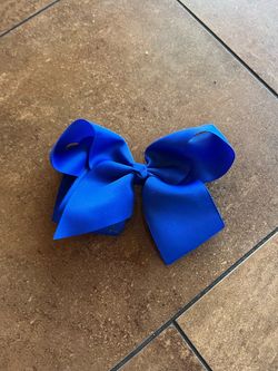 Large Royal Blue Grosgrain Hair Bow