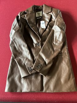 Leather Abercrombie And Fitch Jacket