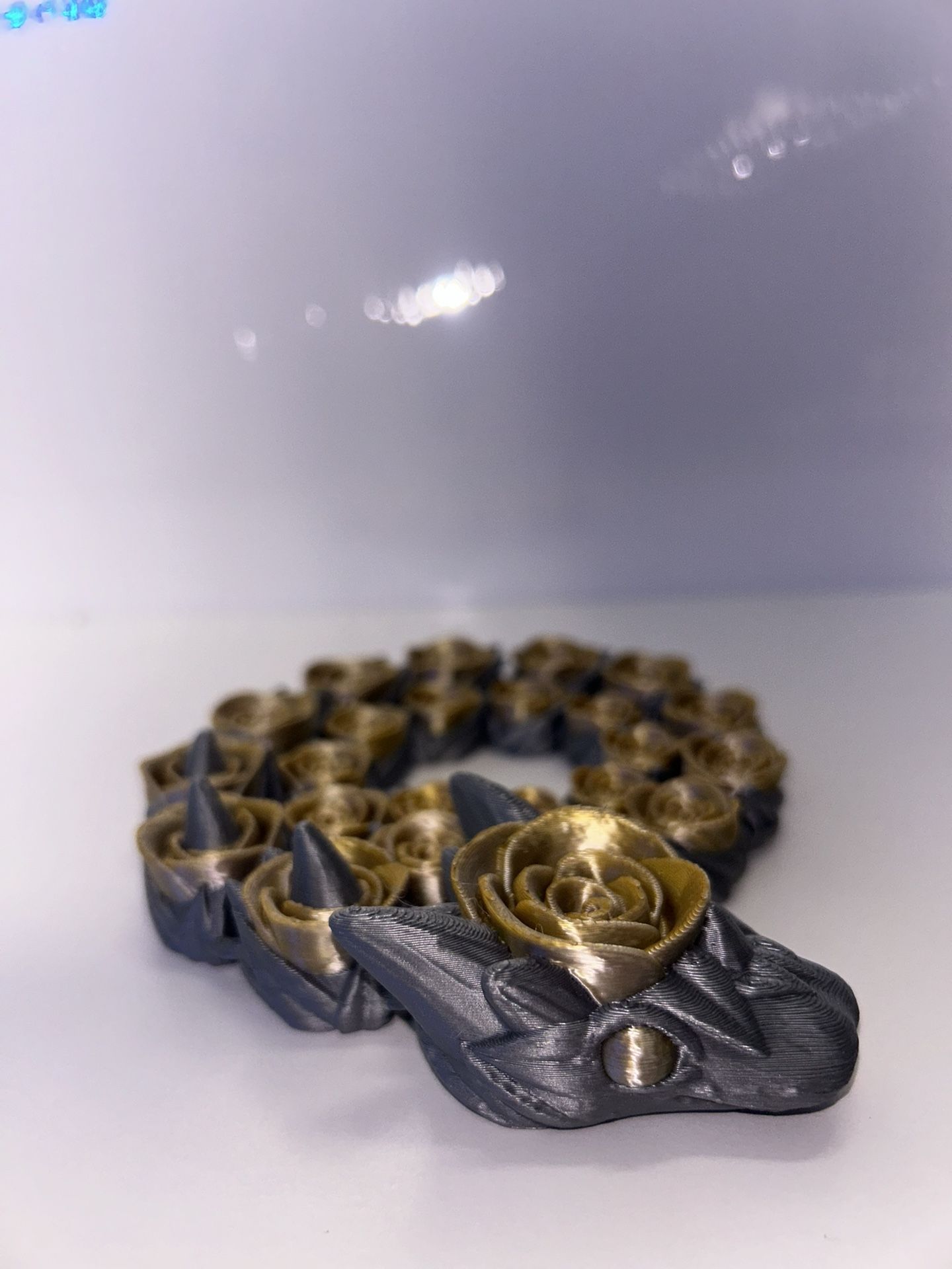 3D Printed Rose Snake