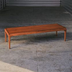 Vintage Lane Rhythm Long Coffee Table / Bench - Walnut, Mid-century Modern