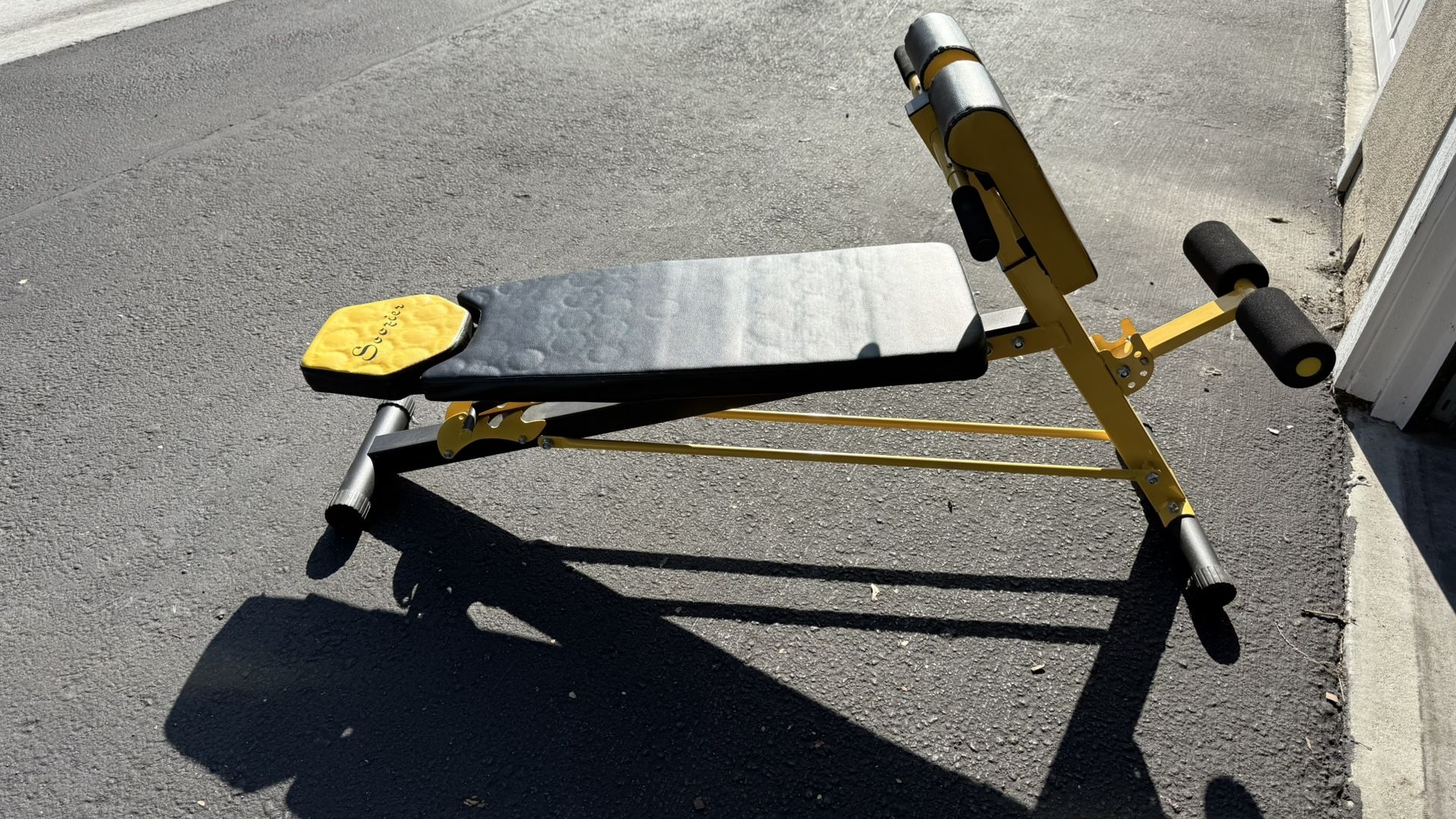 Soozier Adjustable Hyper Extension Dumbbell Weight Bench