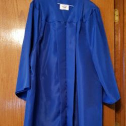 Graduation Gown In Royal Blue To Use For A Costume!