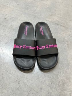 Juicy Couture Black Slide Sandals