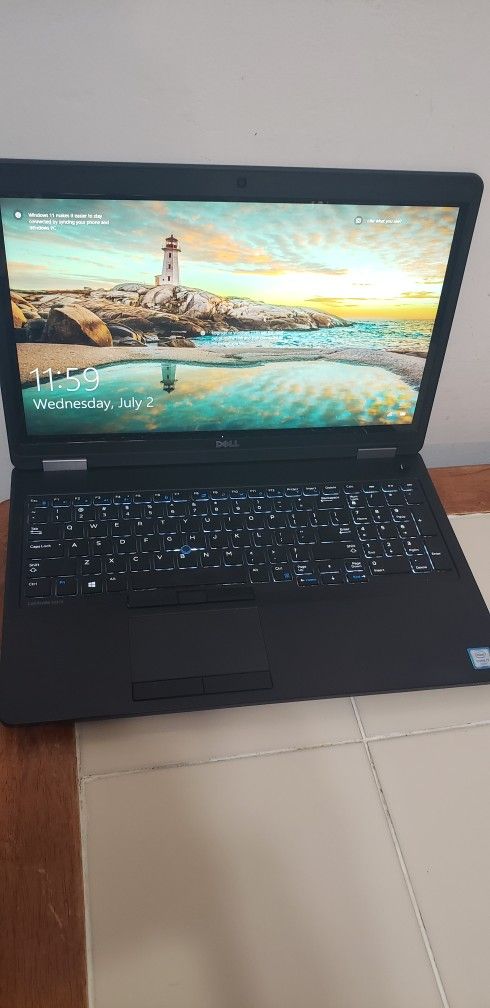 Dell Latitude E5570 Intel i7 2.70 GHz Processor 512 SSD 16 Gig Ram Touchscreen