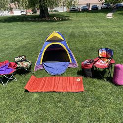 Like New! Jr. Hex Dome Kids Tent, Mat, Bag Only!!