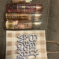 Bath and Body works Female Body Sprays