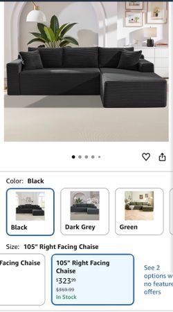 Brand new black couch !!!!  Must pick up !!