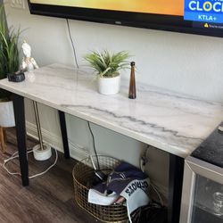 Marble end table