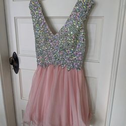 Blush Pink Prom Dress