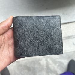 Coach Signature Canvas Wallet