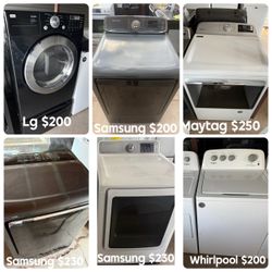 Gas dryer Samsung Lg whirlpool