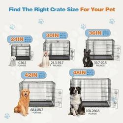 30 Inch & 42 Inch Dog Crate 