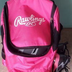 Pink Rawlings Girls Baseball/softball Equipment