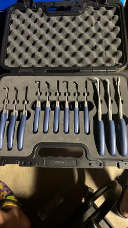 Snap on snap ring plier master set