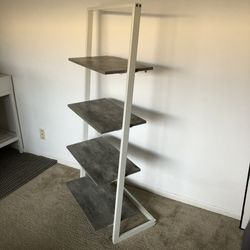 4-shelf Ladder Bookshelf
