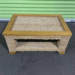 Coffee Table Wicker 