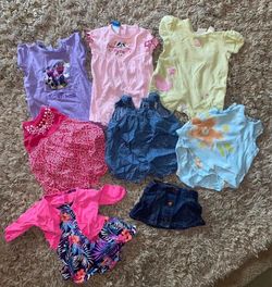 Lot of used girls size 0-3 months clothing, good condition (25pcs)