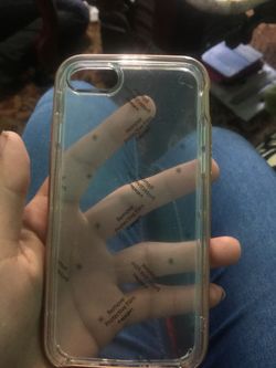 iPhone 7 // clear case// very protective