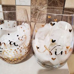 Custom Made Wine Glasses