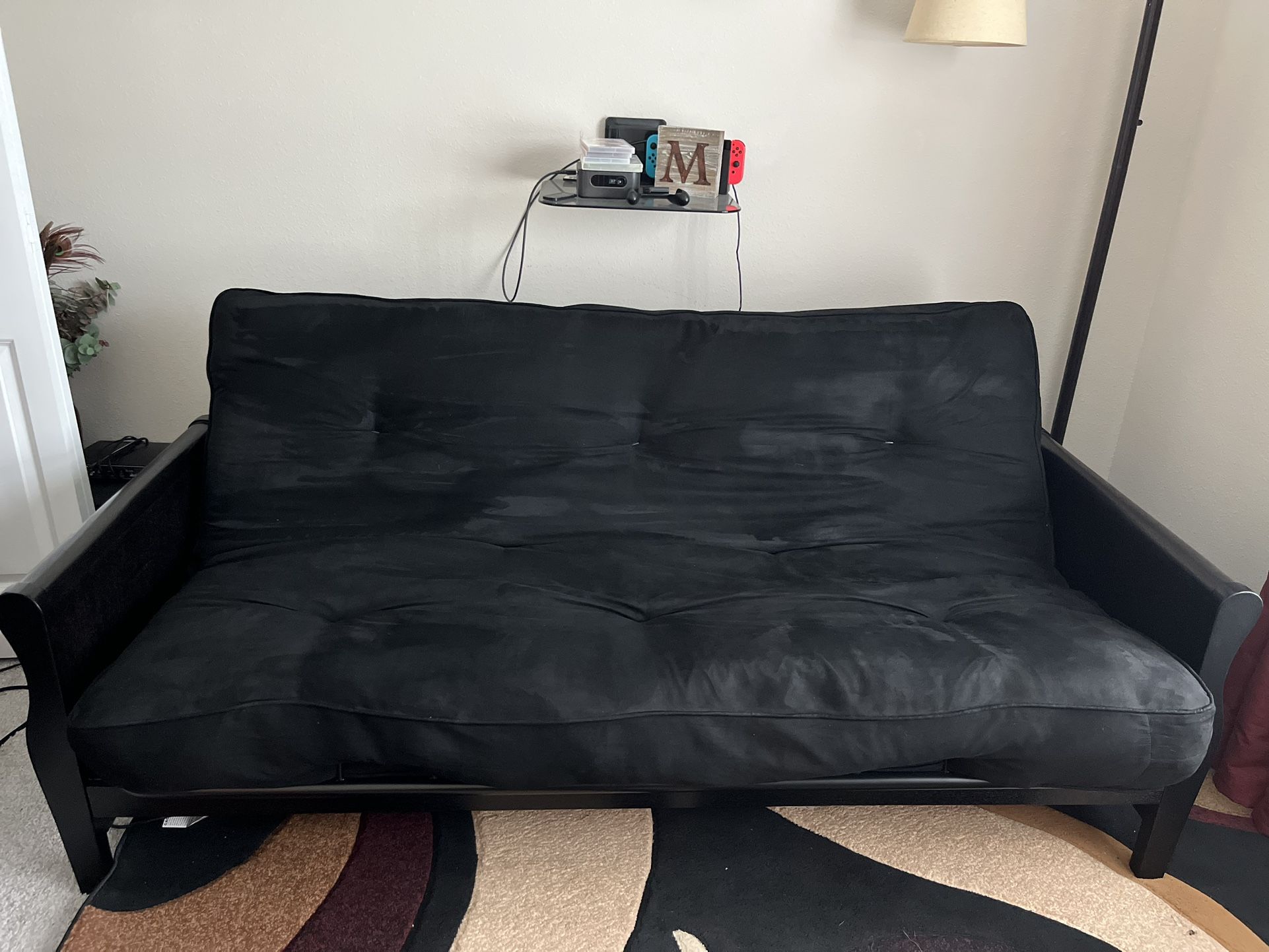 Full Size Futon Frame and Mattress Barely Used