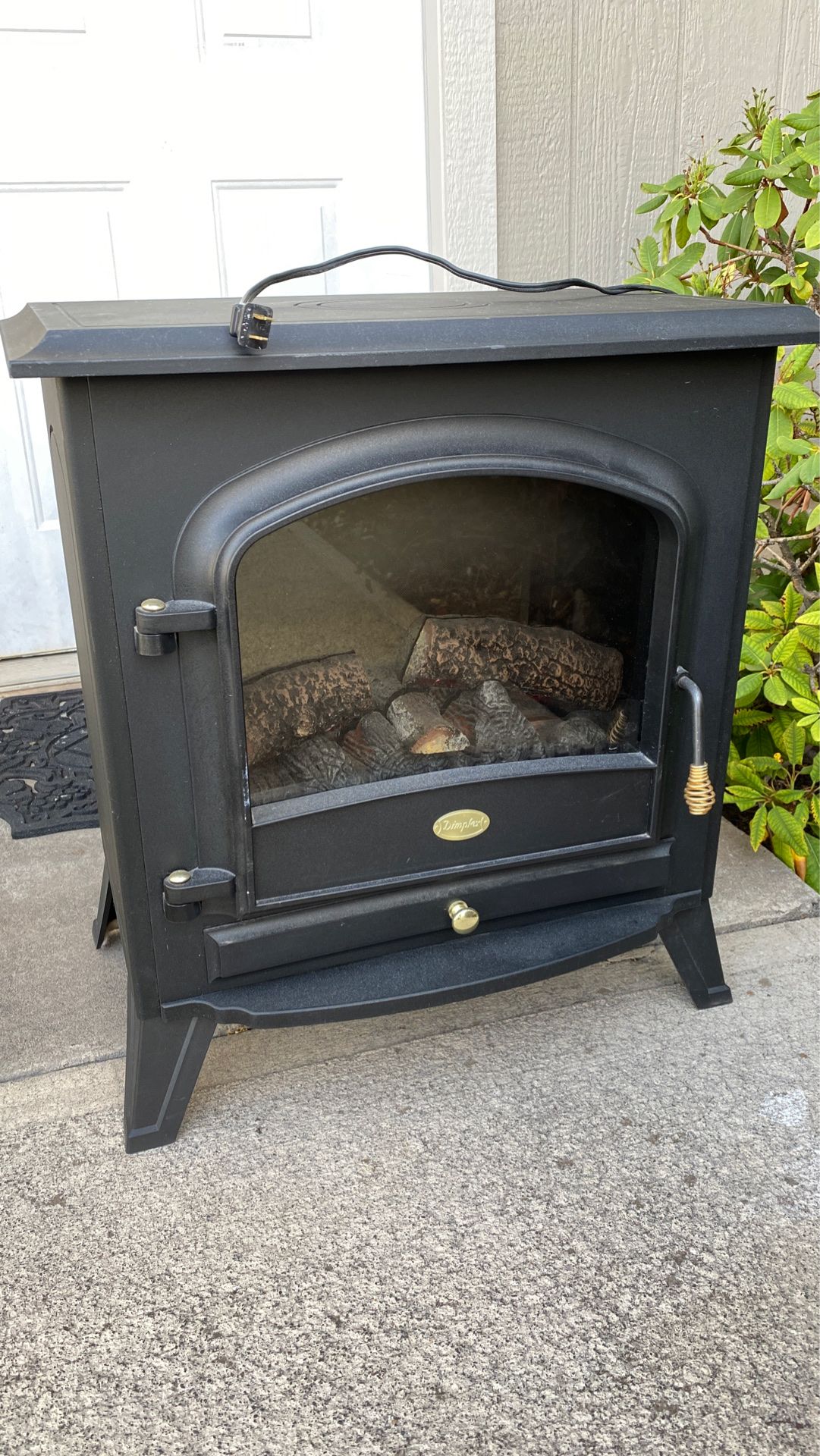 Electric fireplace heater