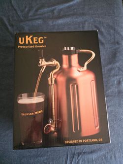 UKeg pressurized growler 128oz