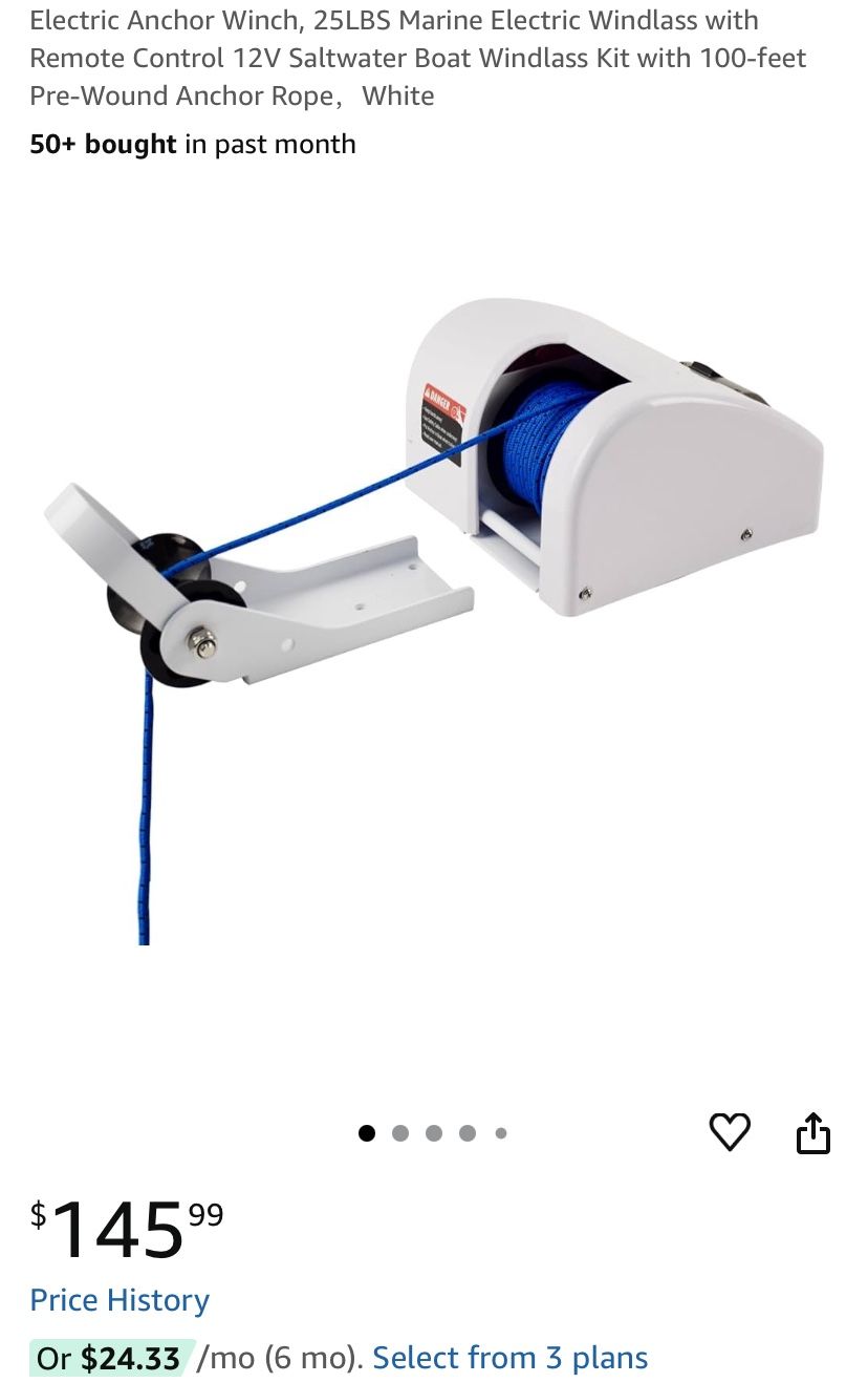 Electric Anchor Winch