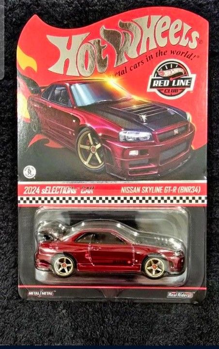 RLC HOTWEELS  NISSAN GTR R34