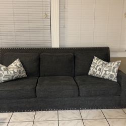 Grey/Blue Couch 